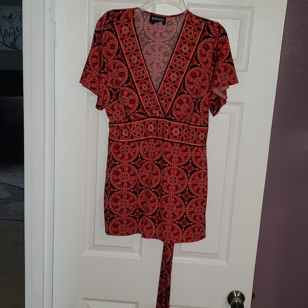 Ladies belted top sz xl